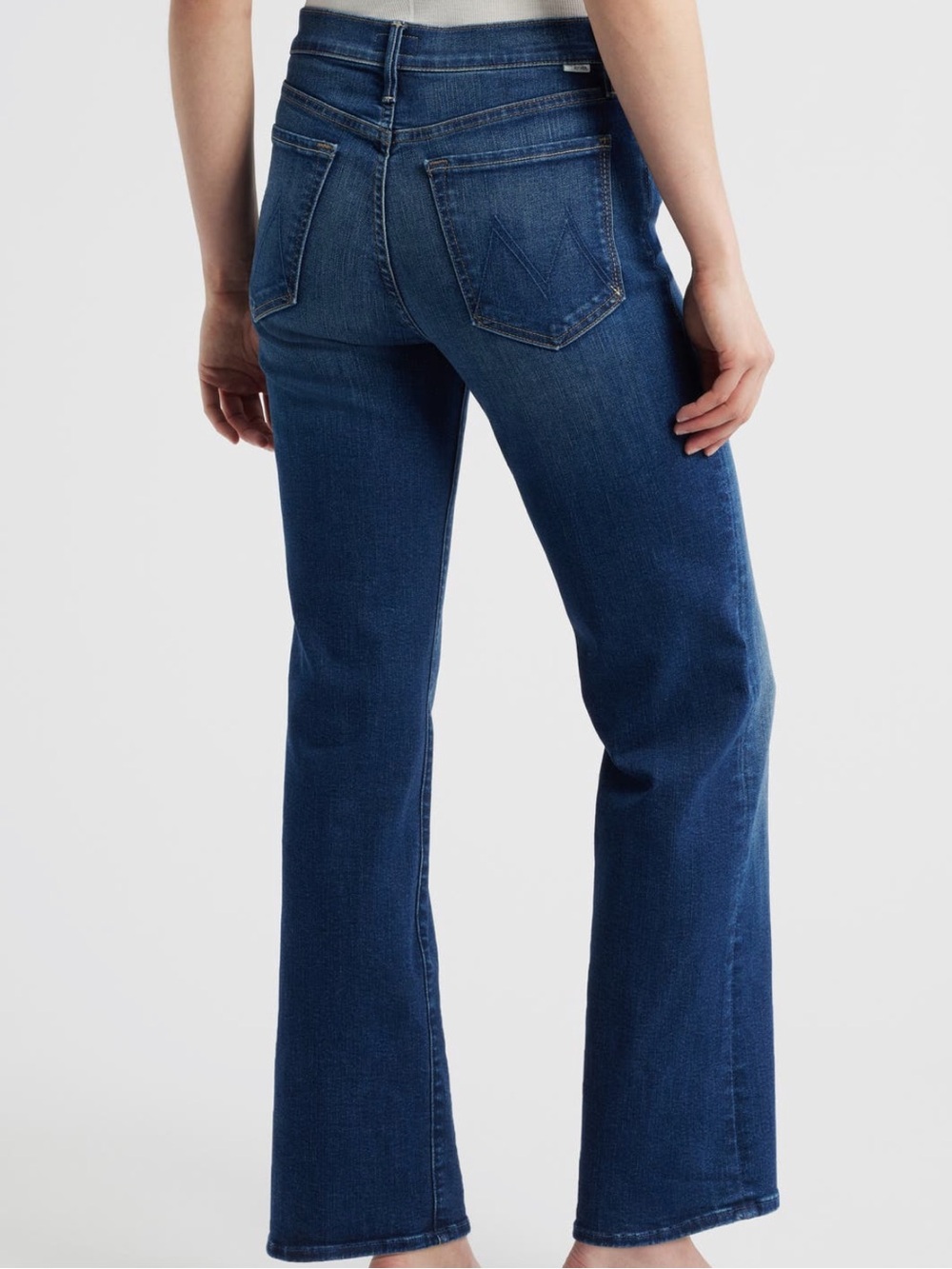 Mother Superior Kick It High Waist Straight Leg Denim Jean Anthropologie NWT 31p